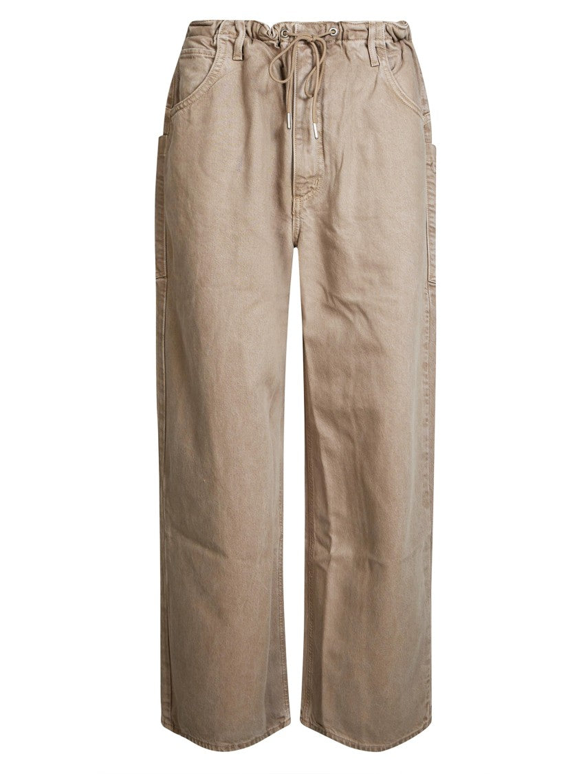Agolde Relaxed Wide-Leg High-Waist Jeans