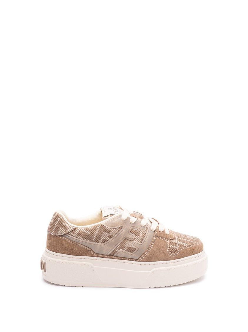 Fendi `Ff Match` Denim Sneakers