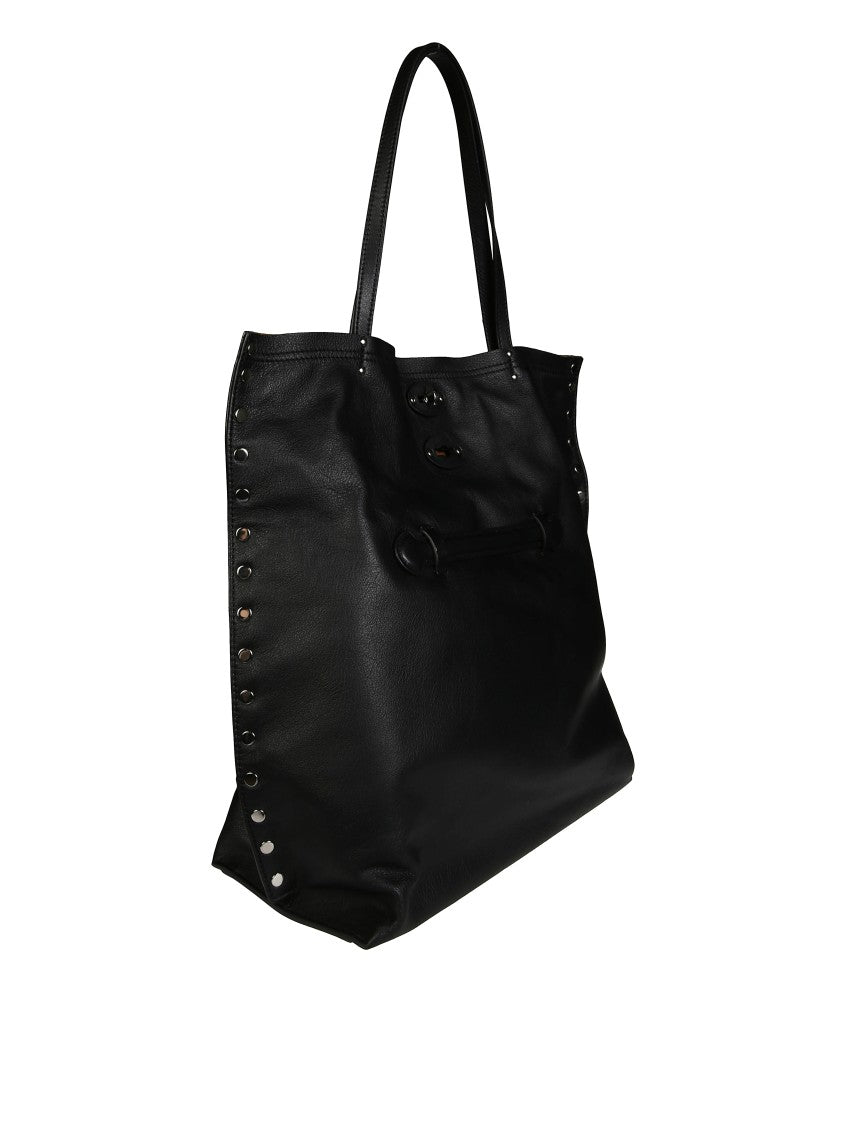 Zanellato Soft Leather Tote Bag With Design