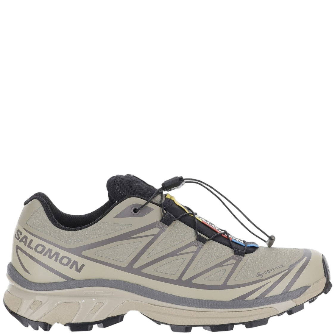 Salomon Multi-Gray Xt-6Gtx Drawstring Mesh Sneakers