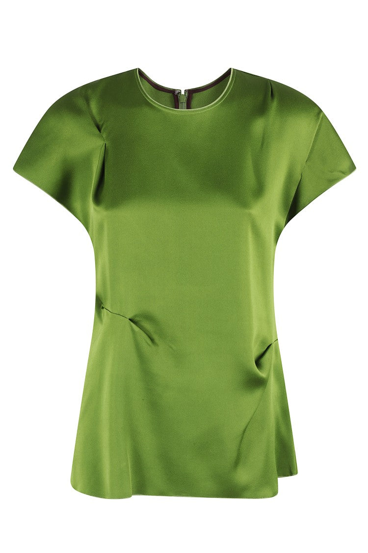 Victoria Beckham Drapde Pleat Detail Top