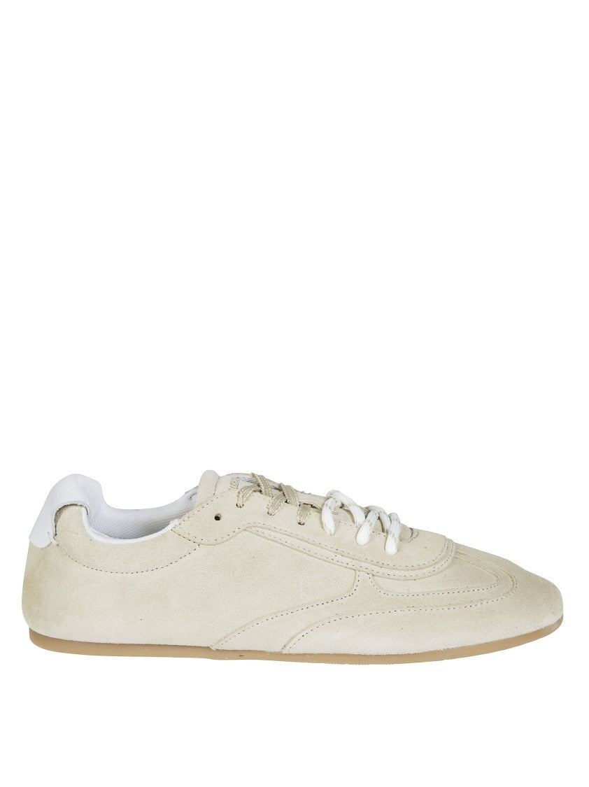 Alohas Beige Suede Leather Sneakers