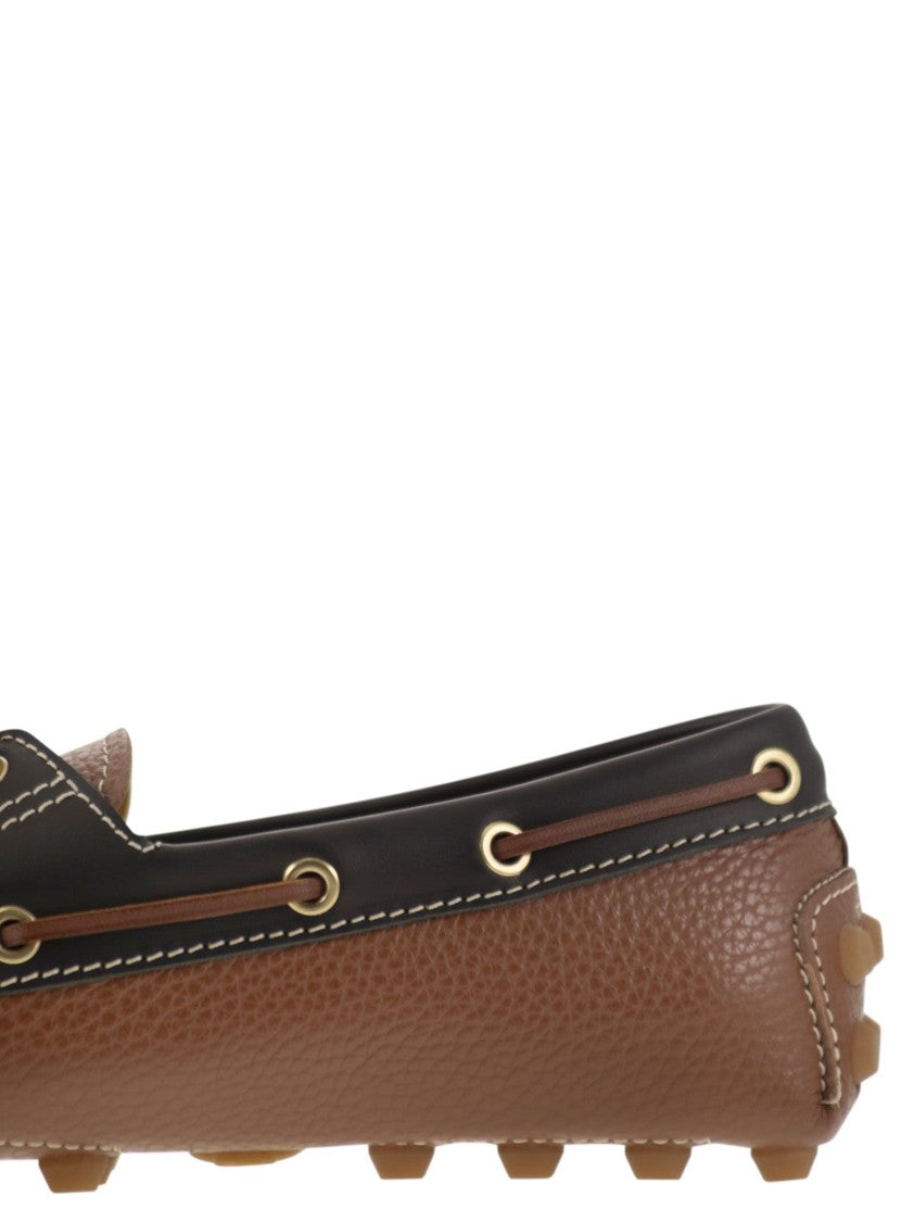Tod's Leather Boat Bubble Grommet