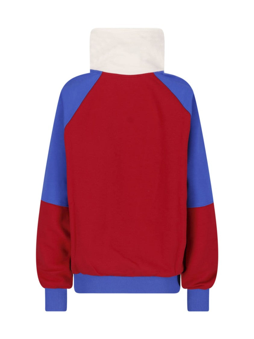 Stella Mccartney Multicolor Color-Block Cotton Sweatshirt
