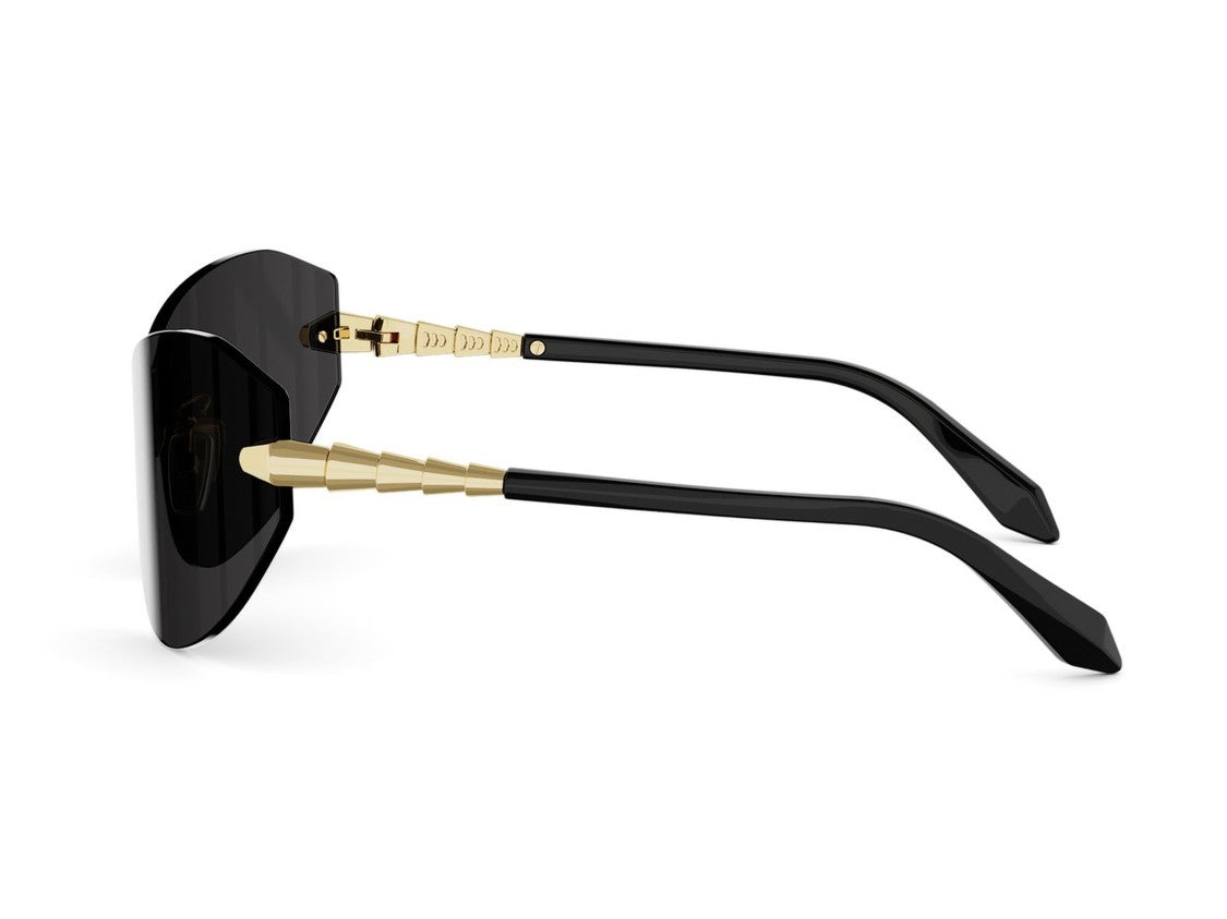 Bulgari Gold Bv40080u Oversized Shield Sunglasses
