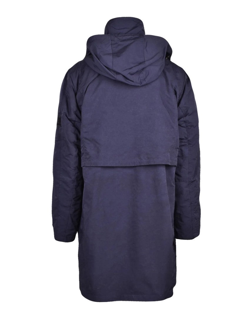 Add Garment Dyed Vintage Parka With Removable Lining And Functional Pockets
