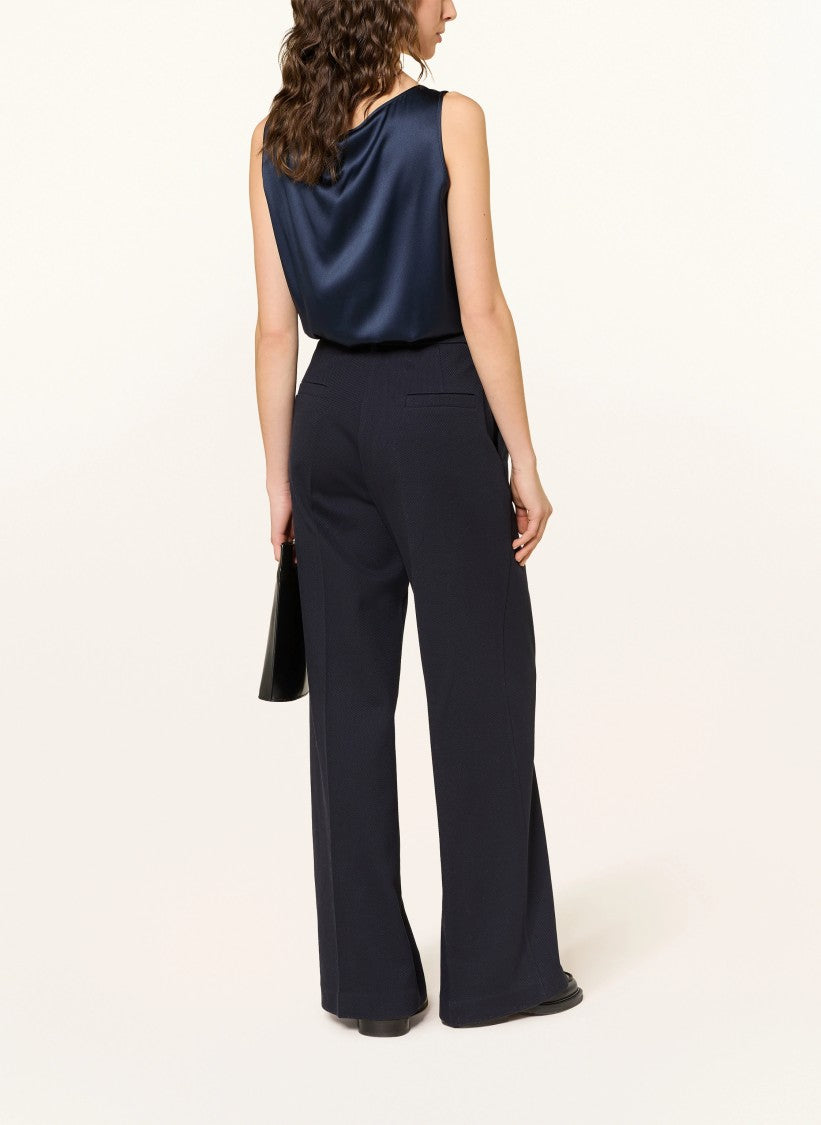 Max Mara Satin Tank Top With Deep Scoop Neckline