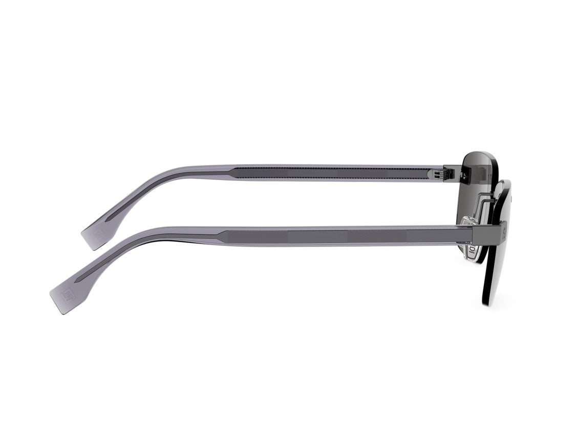 Fendi Fe40213u Rimless Gradient Square Sunglasses