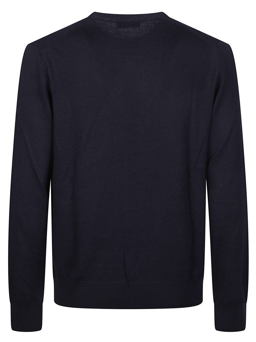 Fay Classic Fine-Knit Crewneck Virgin Wool Sweater