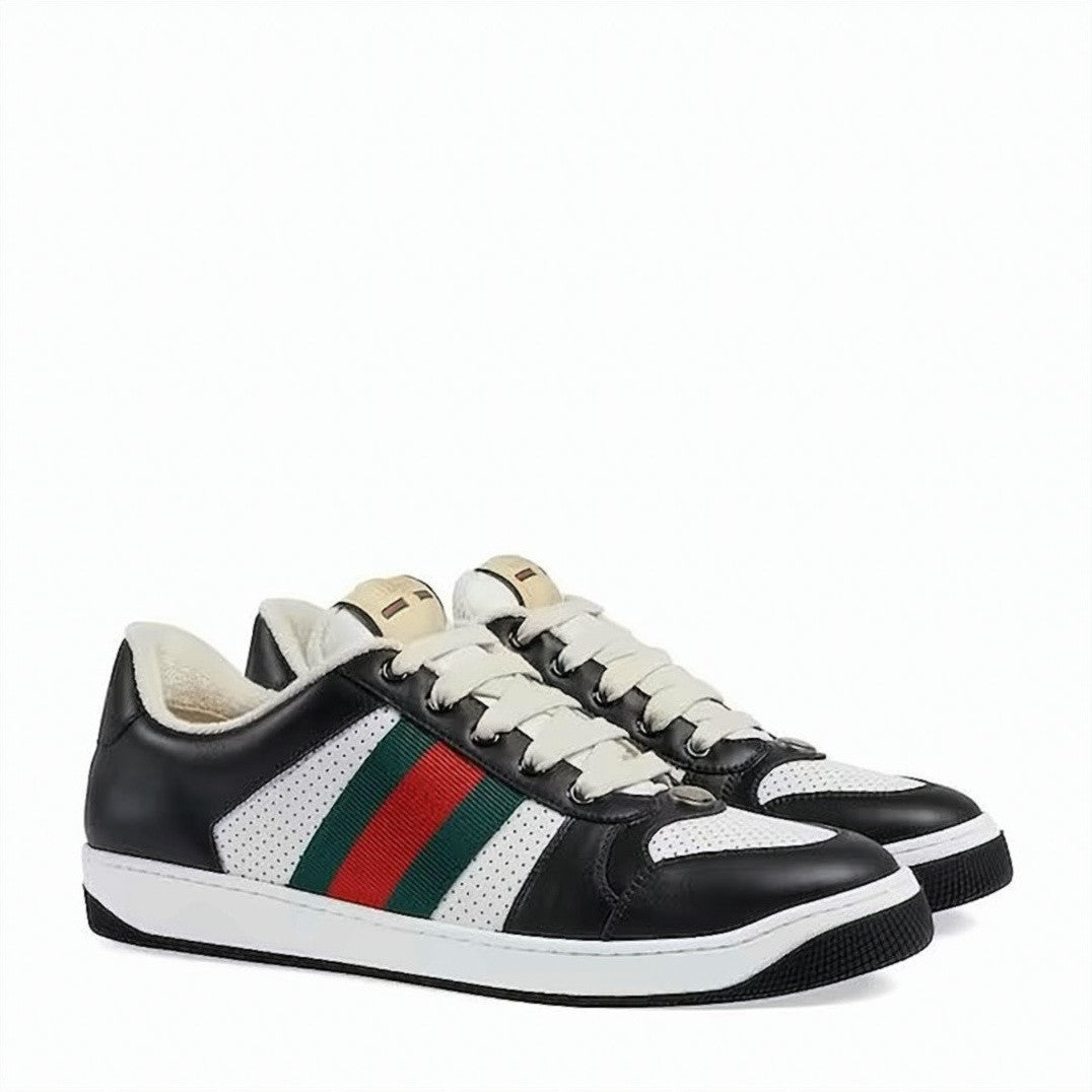 Gucci Low-Top Sneakers With Iconic Webbing