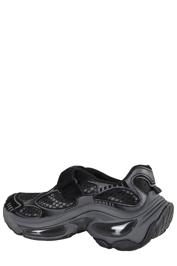 Ash Black Technical Fabric Sneakers