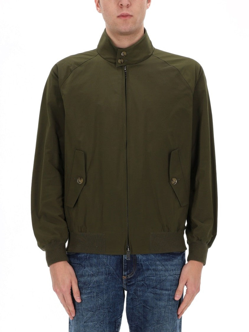 Baracuta Olive Green Harrington Slim Jacket