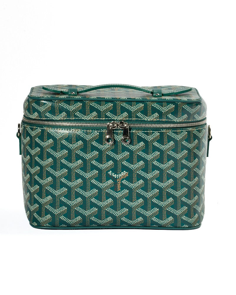 Goyard Muse Vanity Case Small In Green