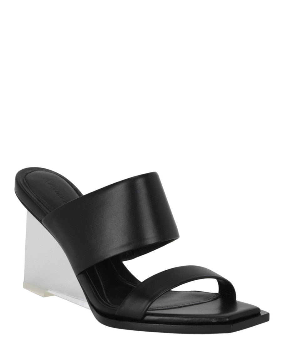 Alexander Mcqueen Shard Leather Sandals