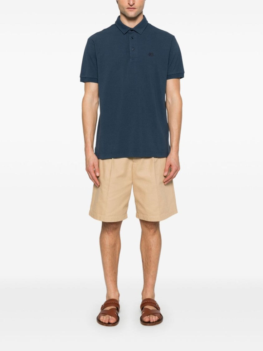 Etro Blue Classic Collared Polo Shirt