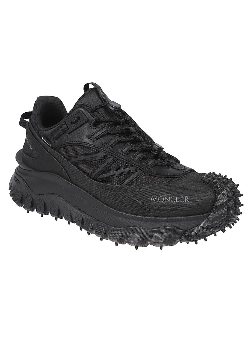 Moncler Black Trailgrip Gtx Low Top Polyamide Sneakers