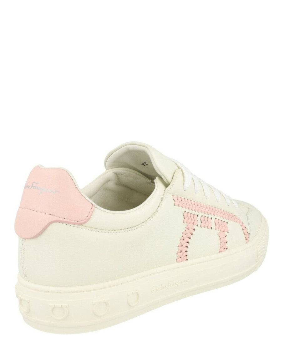 Ferragamo Pedros Gancini Low-Top Sneakers