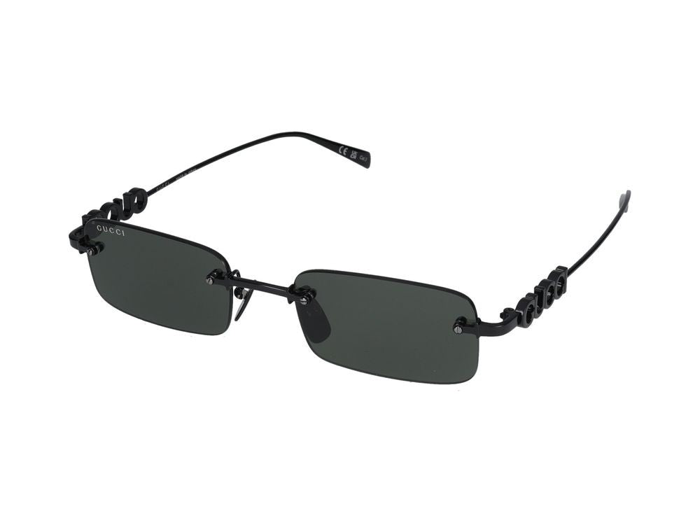 Gucci Gg1808s 001 Black Black Grey 52/20/145 Sunglasses
