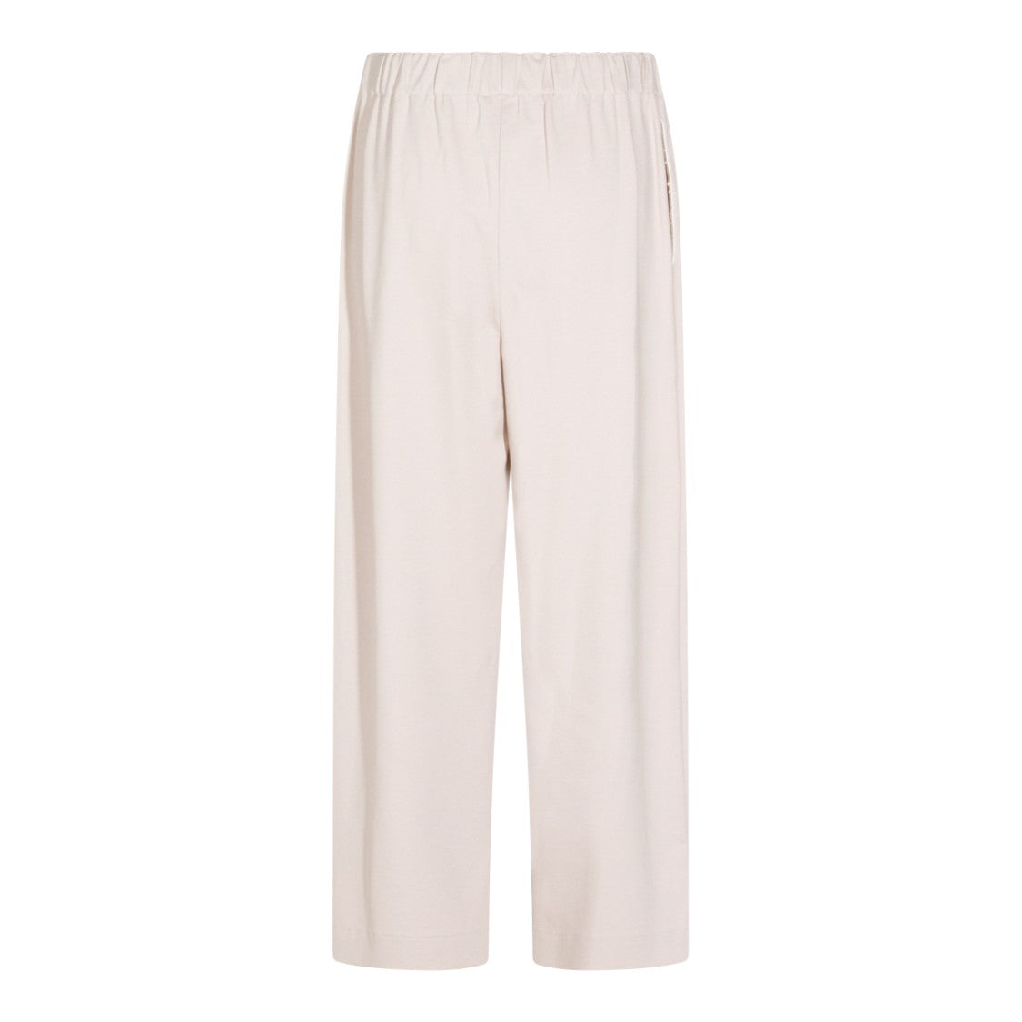 Fabiana Filippi Relaxed Straight-Leg Trousers With Elastic Waistband