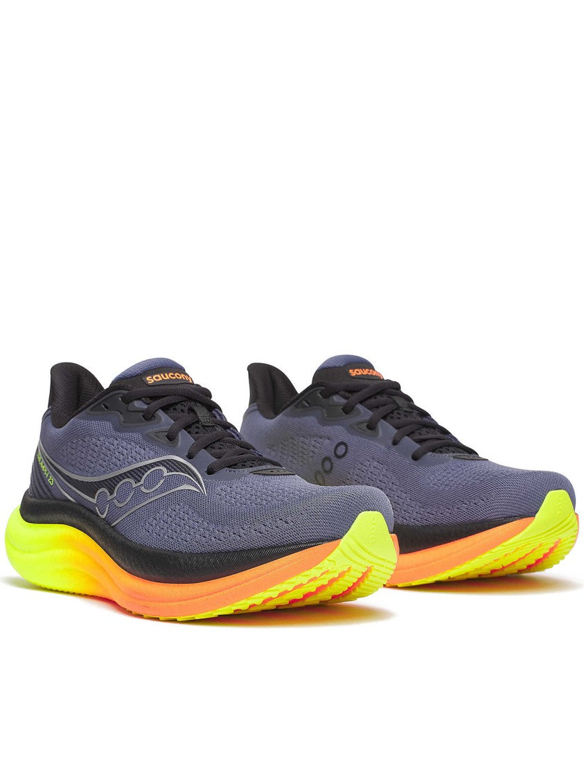 Saucony Dynamic Gradient Running Sneakers With Breathable Mesh Upper