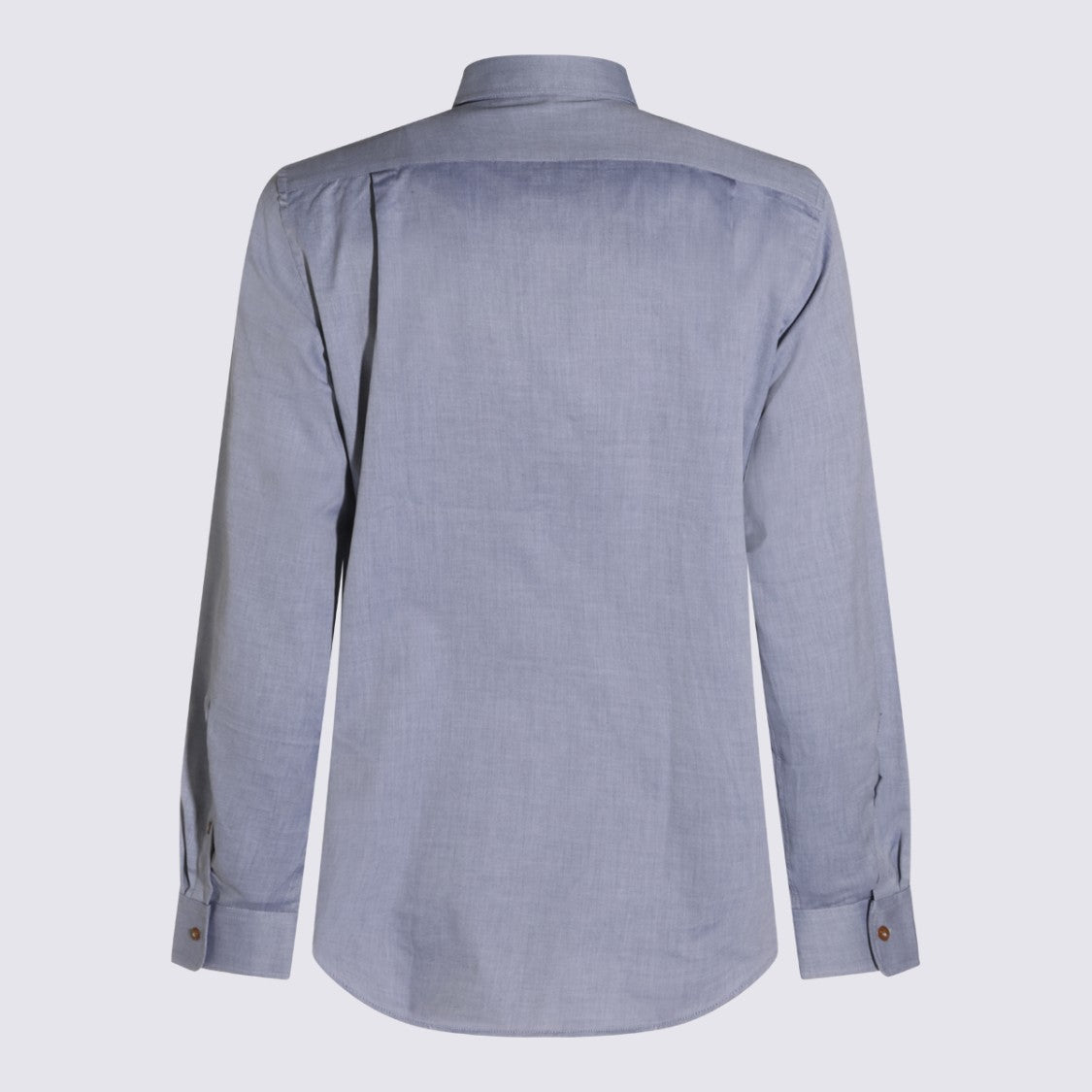 Vivienne Westwood Long-Sleeve Button-Up Shirt With Textured Fabric And Embroidered Logo