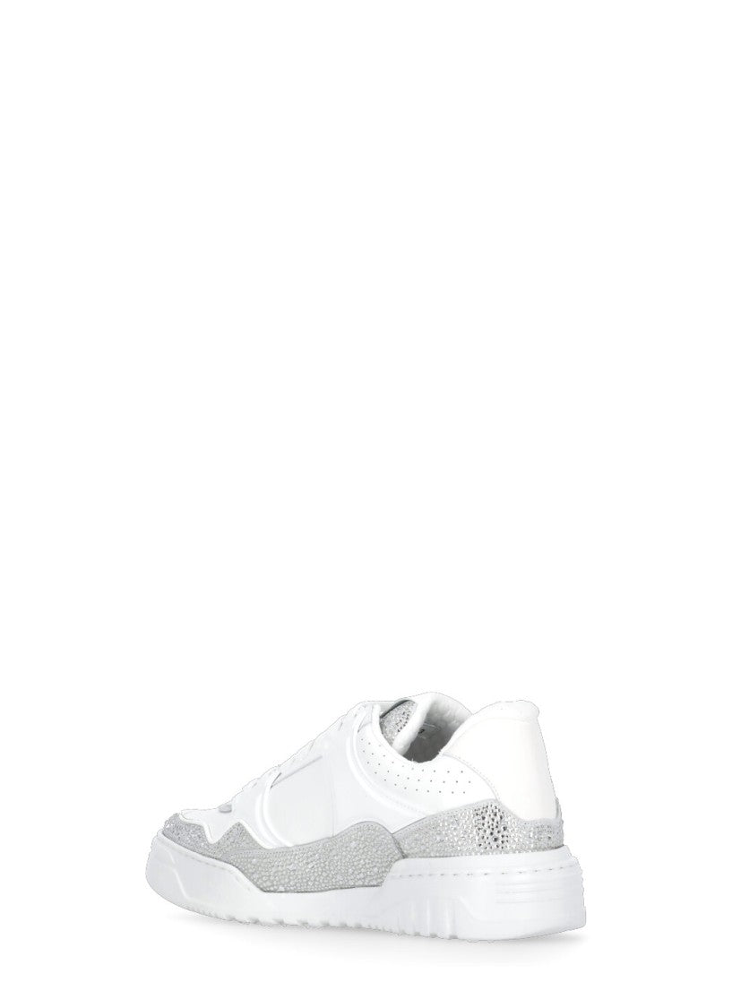 Philipp Plein White Moon Walker Sneakers