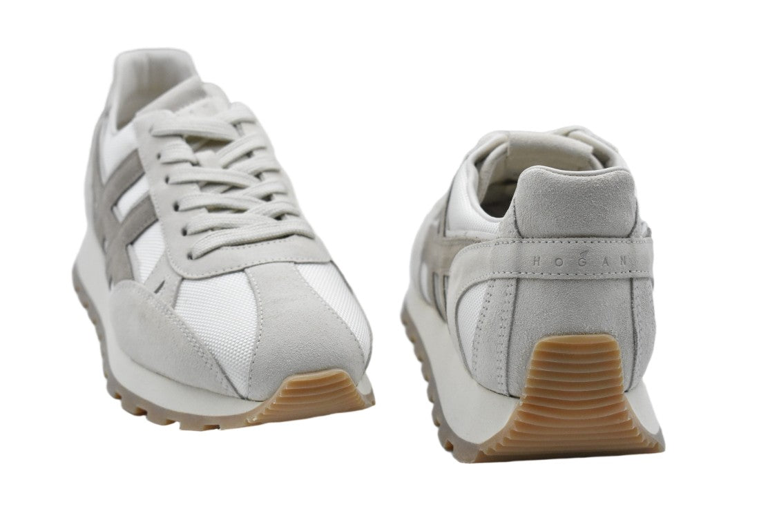 Hogan White Laced Elegance Women's Flat Shoes
