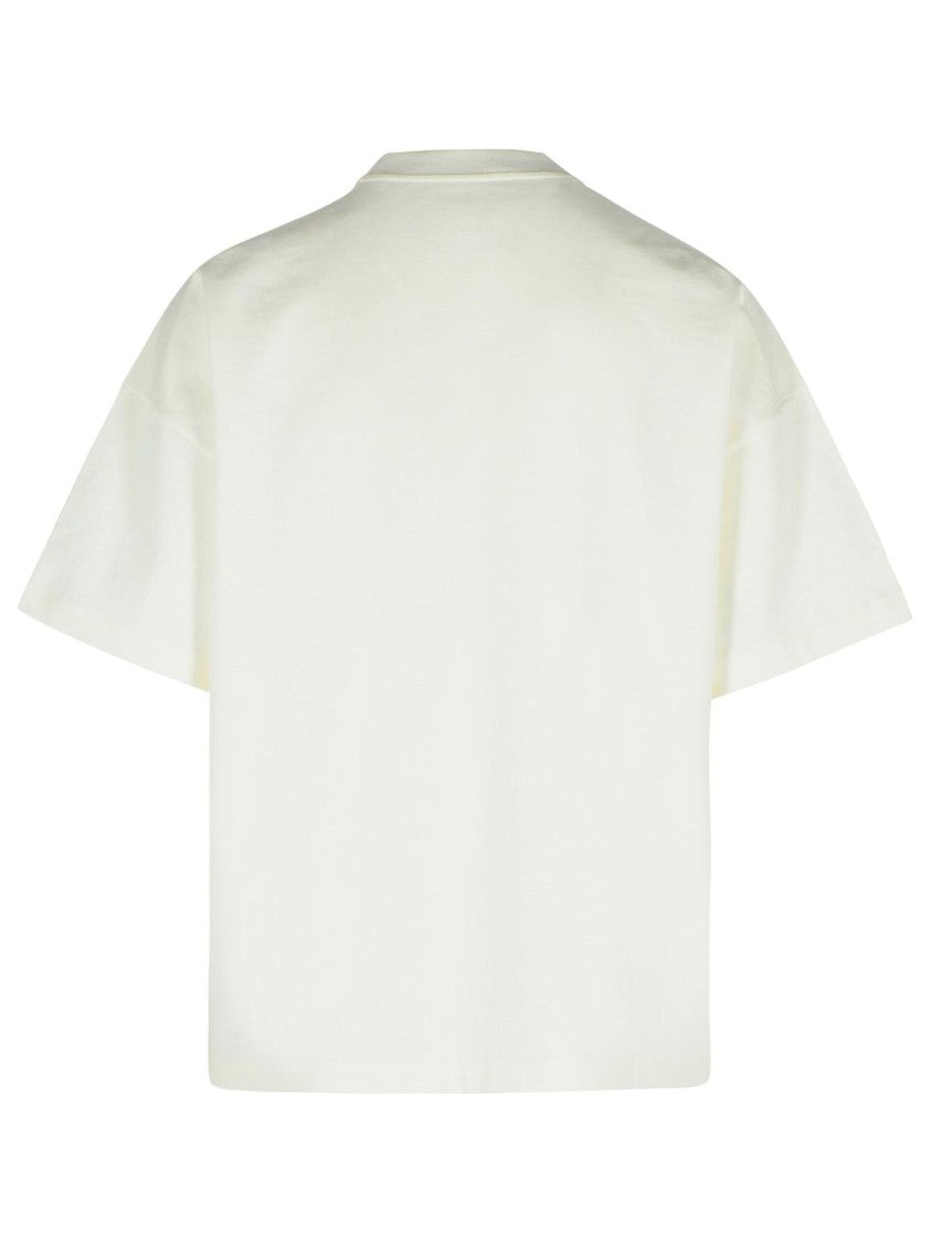 Jil Sander Ivory Cotton T-Shirt