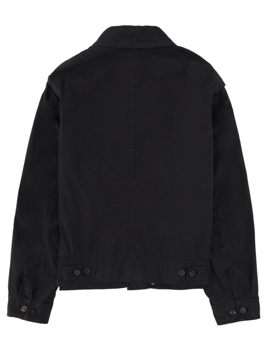 Dries Van Noten Veperny Boxy Fit Cotton Jacket