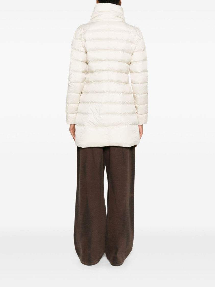 Peuterey Quilted Minimalist White Coat