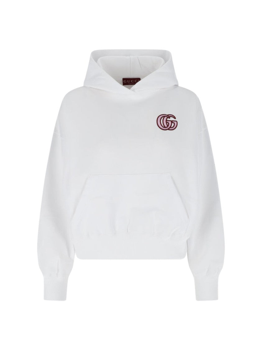 Gucci Logo Hoodie – White
