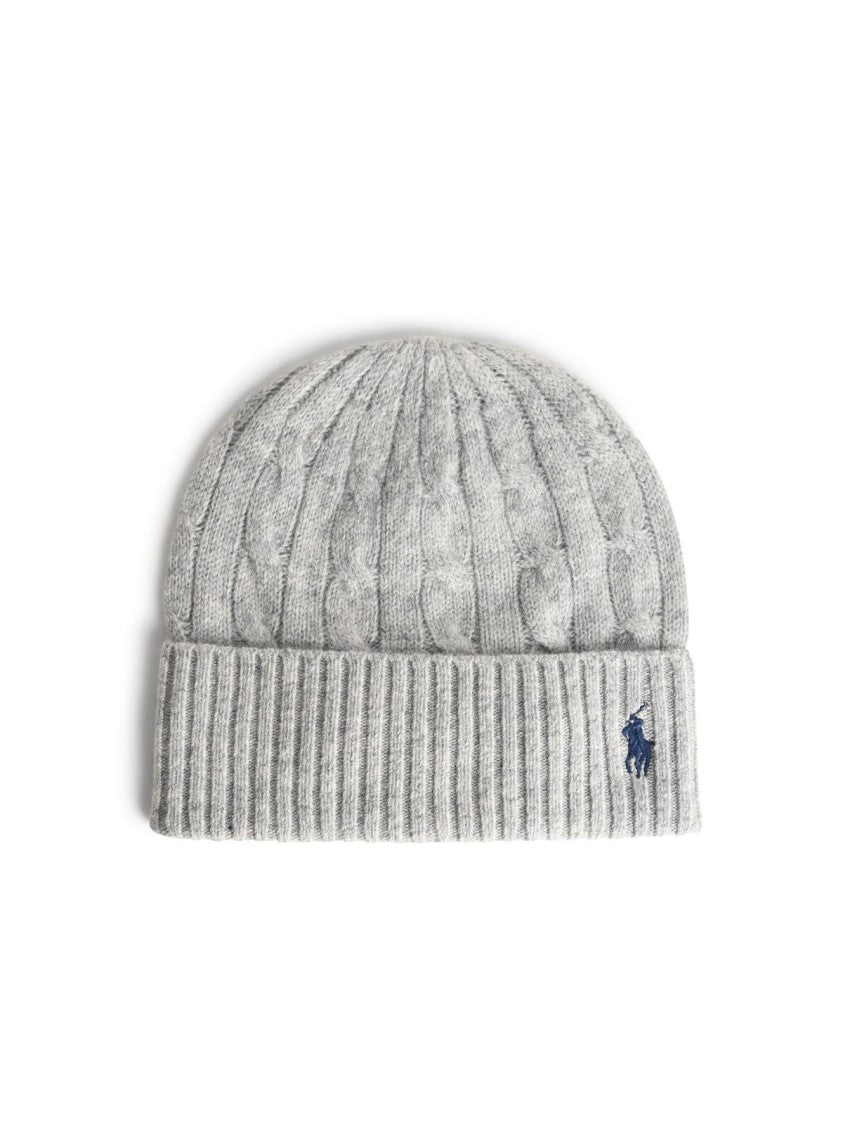 Polo Ralph Lauren Grey Wool Blend Beanie
