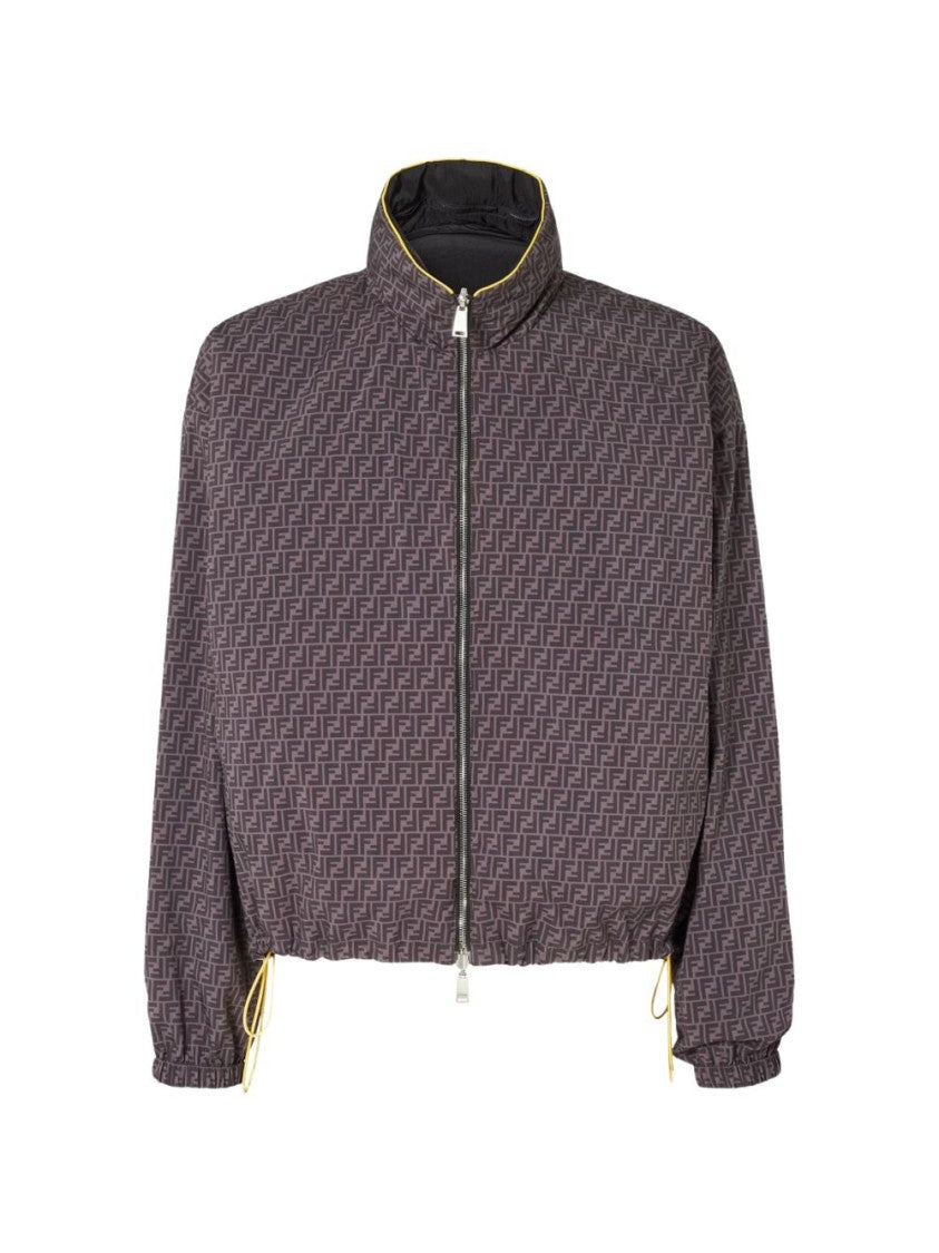 Fendi Reversible Nylon Jacket With Adjustable Drawstring