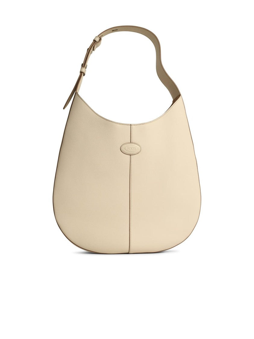 Tod's 'Hobo' White Leather Bag