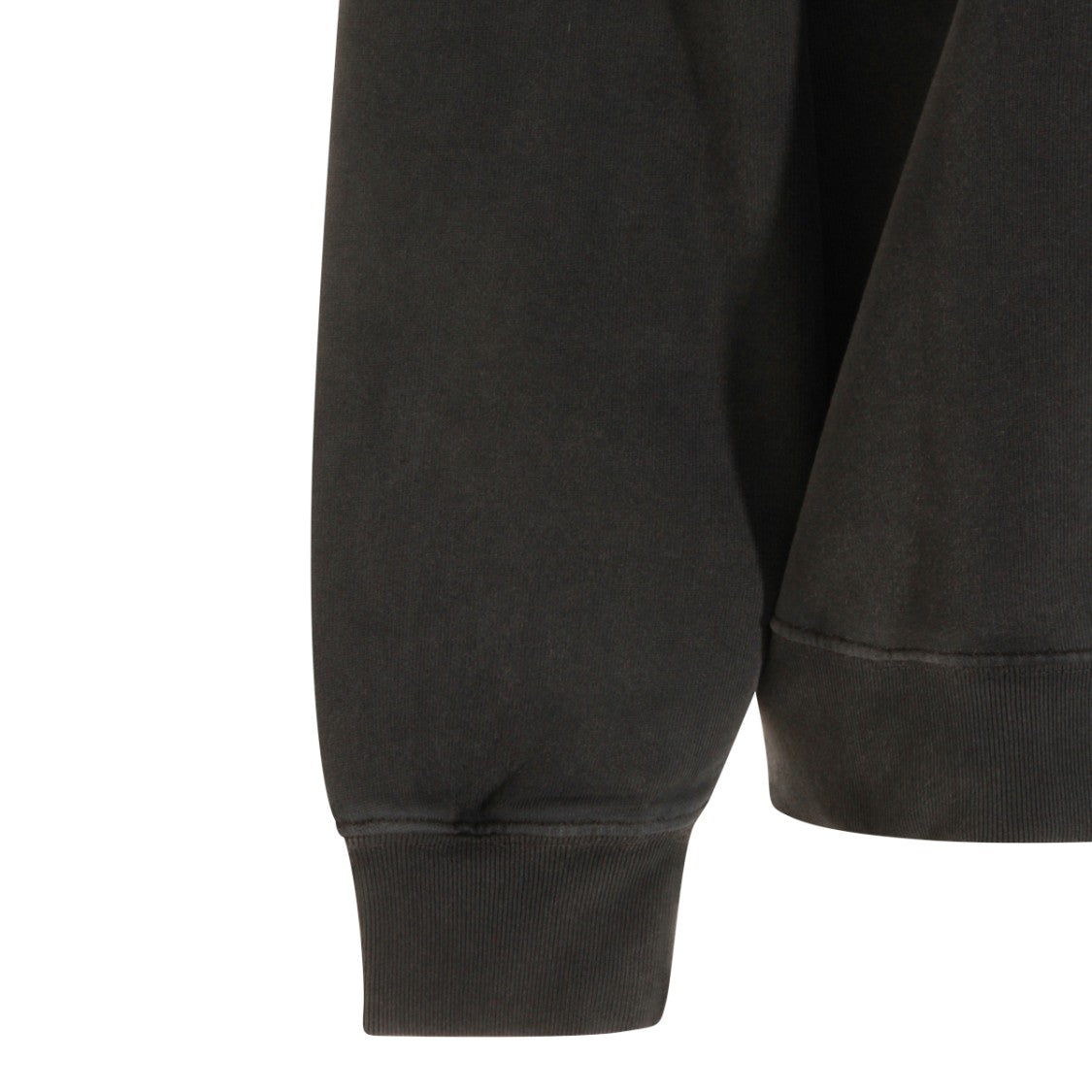 Anine Bing Vintage-Inspired Black Sweatshirt With Bold Logo Design