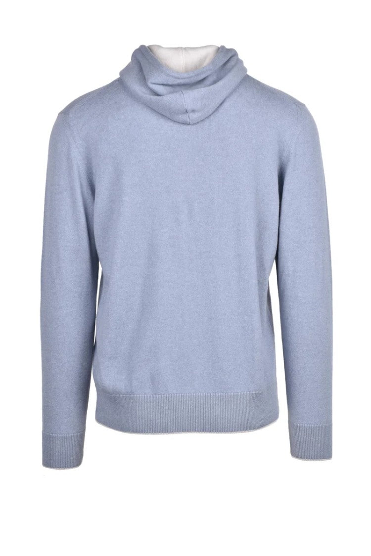 Eleventy Cashmere Zip Cardigan - Grey
