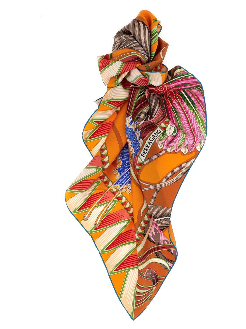 Ferragamo Giada' Print Scarf