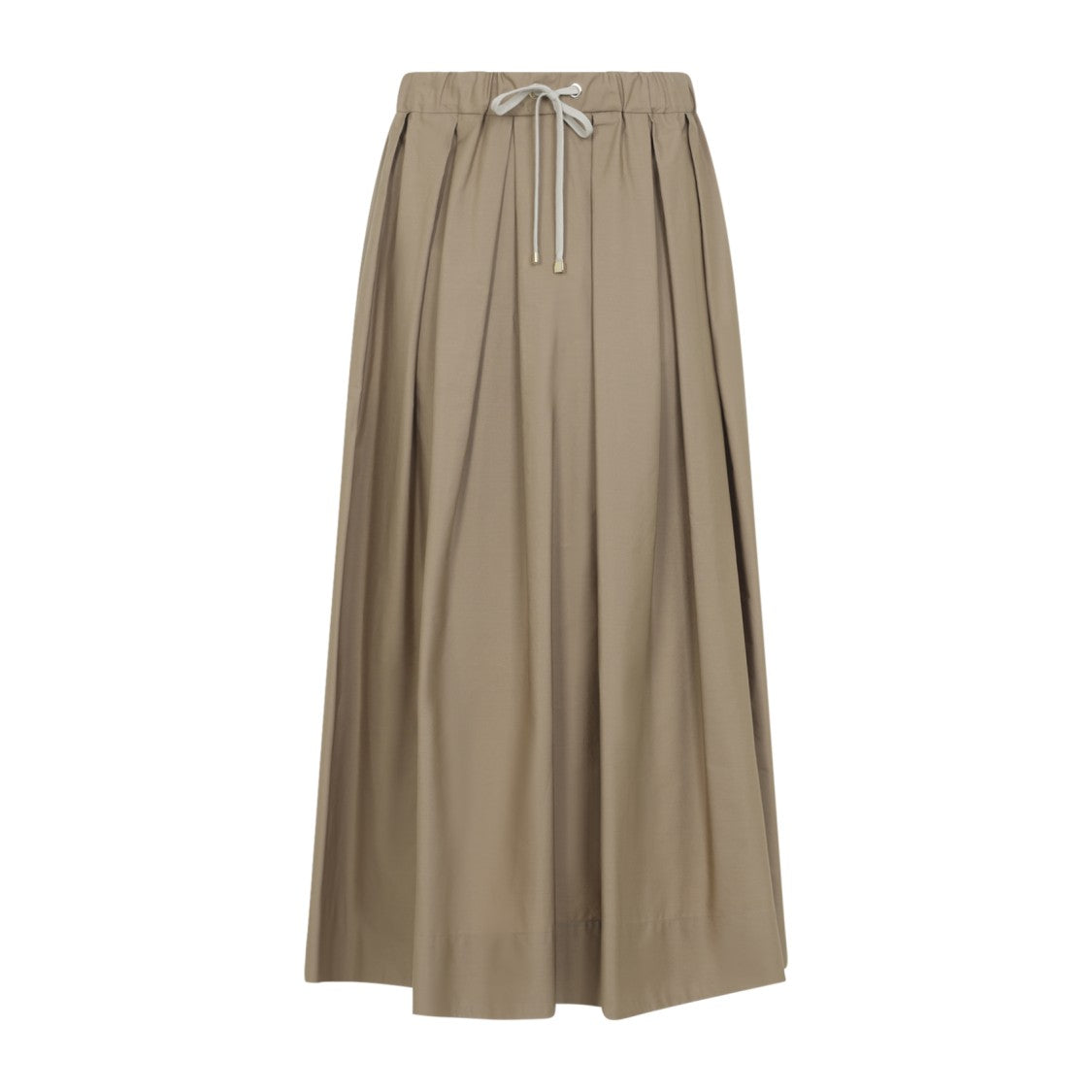 Max Mara Midi Skirt With Soft Pleats