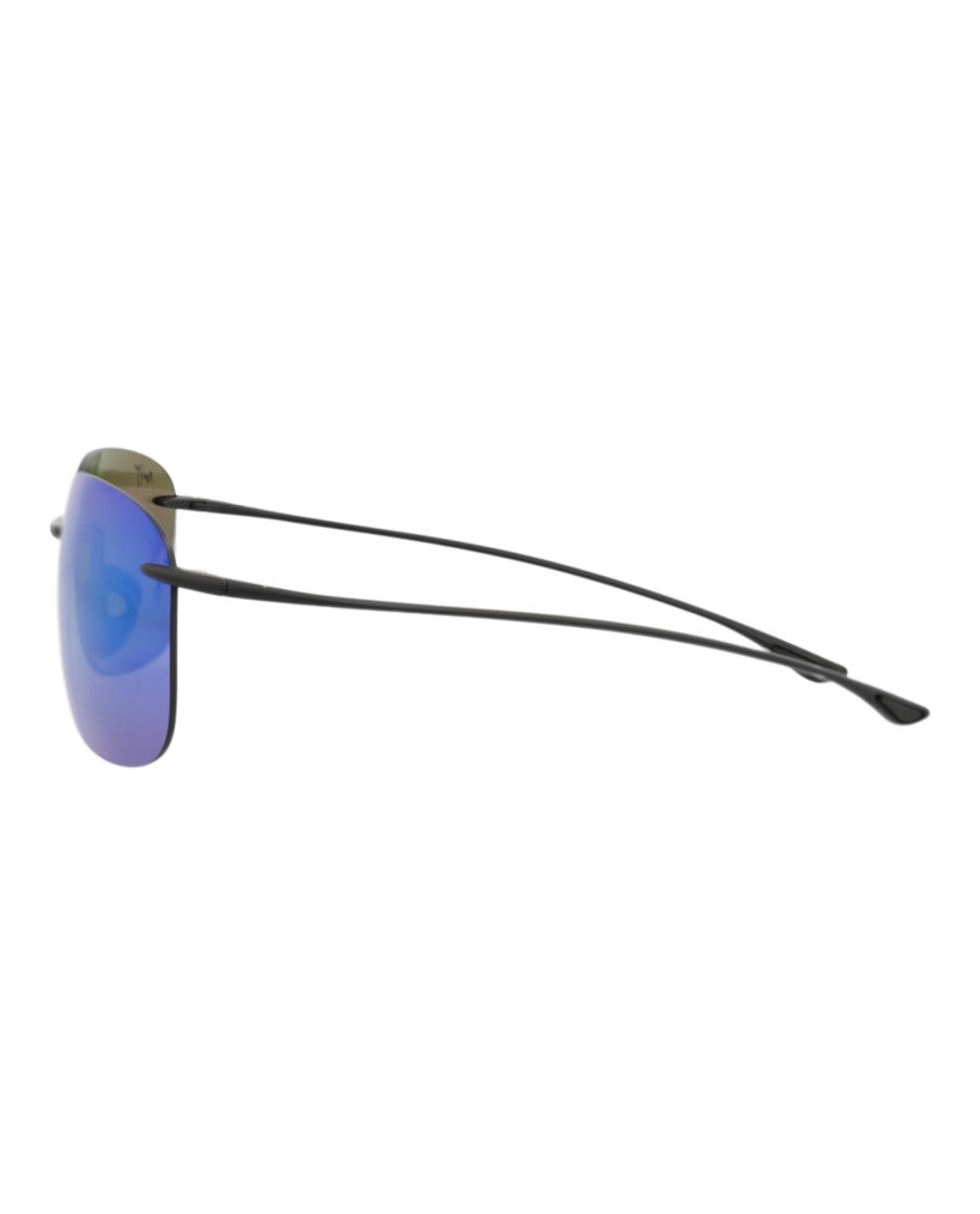 Maui Jim Shield-Frame Injection Sunglasses With Gradient Lens