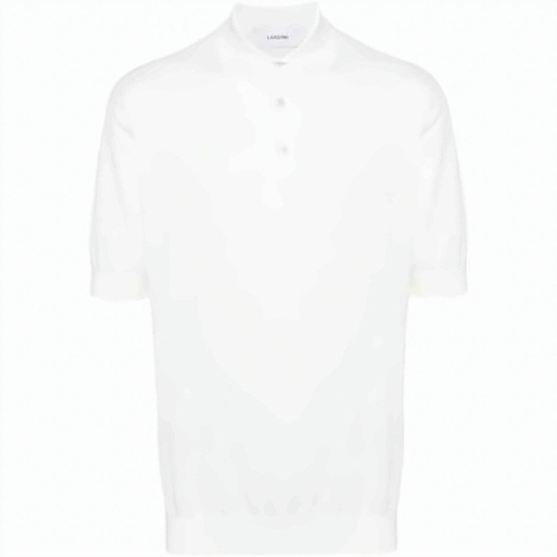 Lardini Short-Sleeve Polo Shirt With Ribbed Collar
