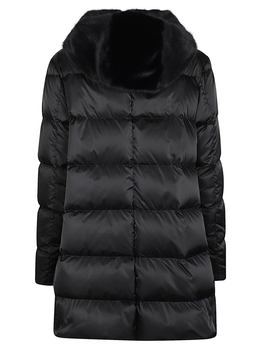 Herno A-Sape Faux Fur Polyester Down Jacket