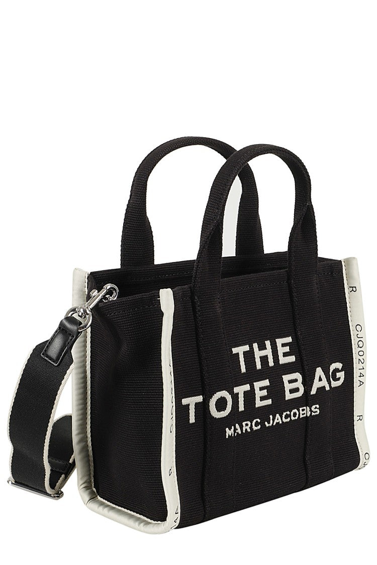 Marc Jacobs Black The Jacquard Small Top-Zip Cotton-Blend Tote Bag