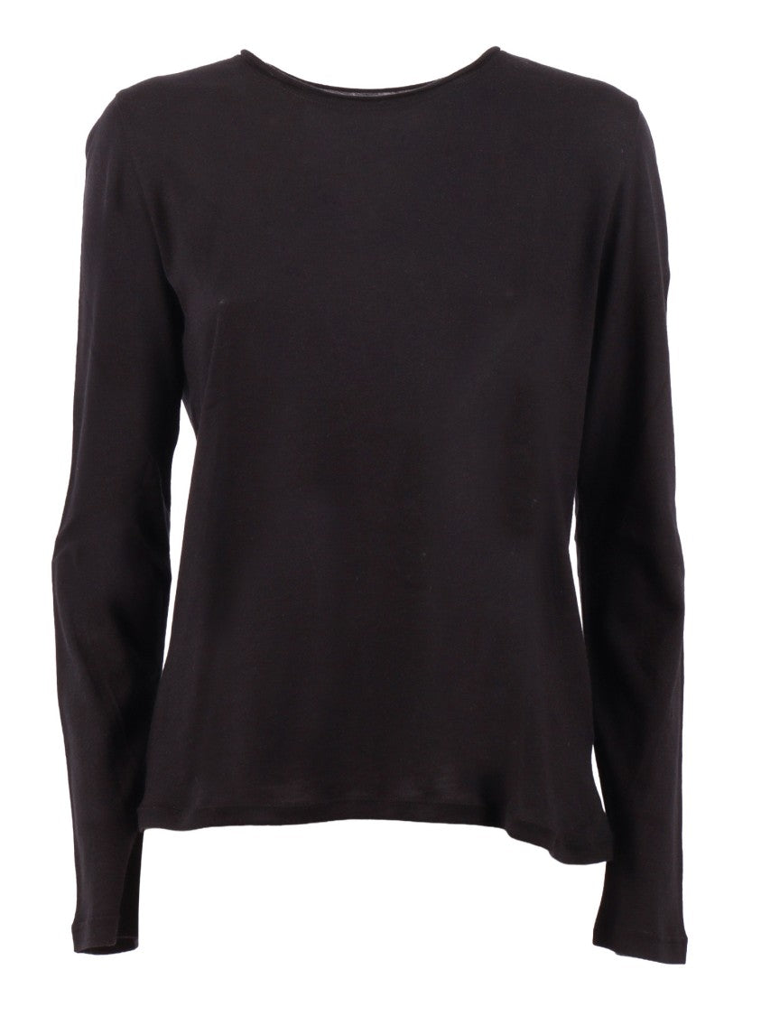 Filatures Du Lion Marine Long Sleeve Crew T-Shirt