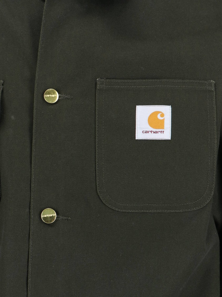 Carhartt Wip "Michigan" Jacket, In Green Cotton