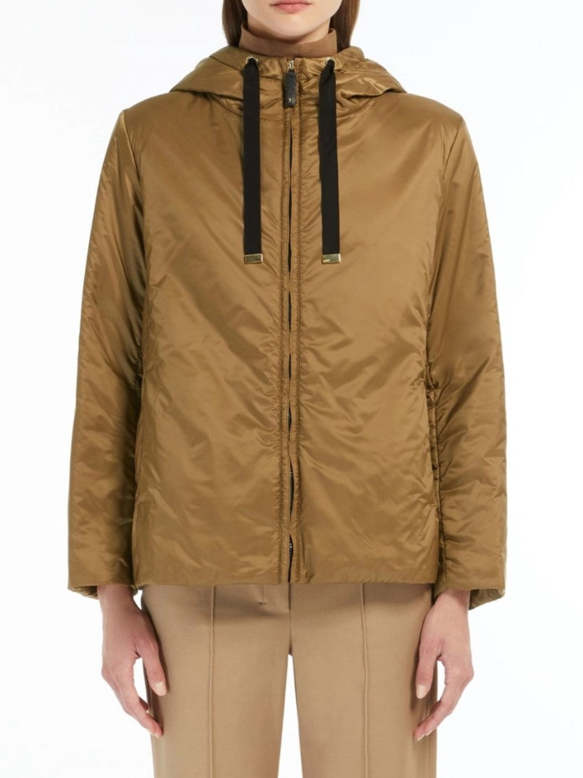 Max Mara Greenh Cropped Boxy Hooded Jacket