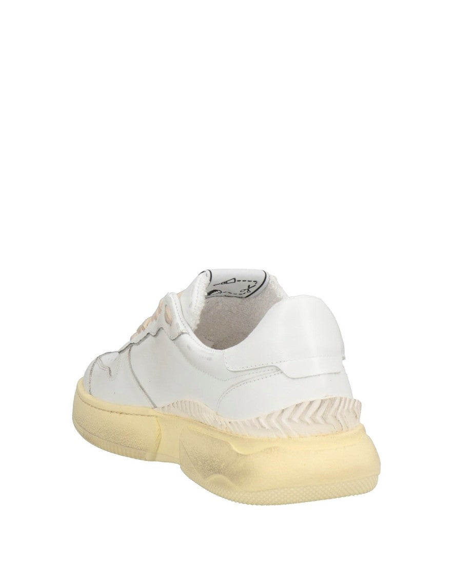 Trypee Perforated Leather Low-Profile Flat Shoes