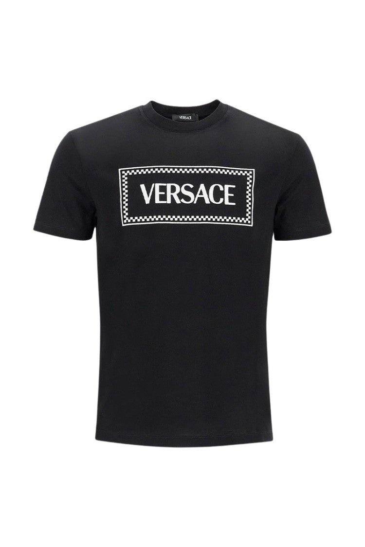 Versace Embroidered Logo T-Shirt