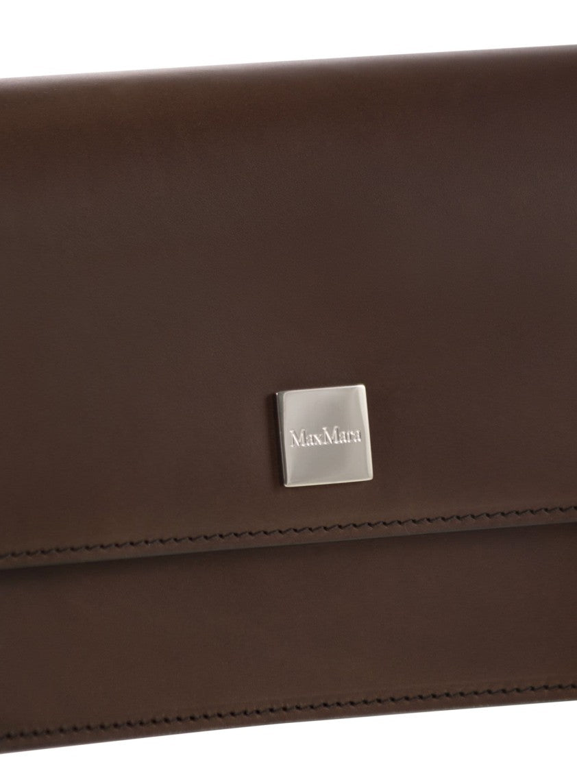 Max Mara Biancaroughs - Small Leather Crossbody Bag