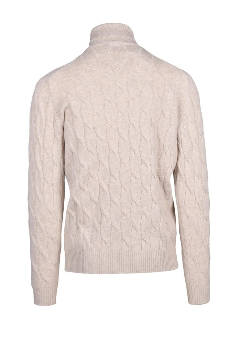 Filippo De Laurentiis High Neck Sweater - Beige