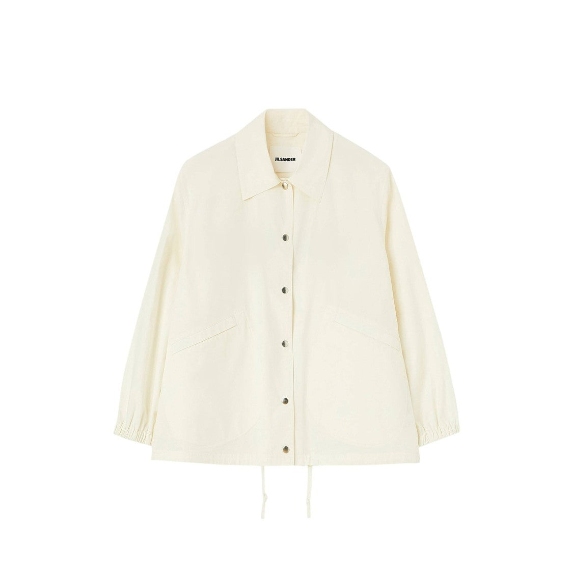 Jil Sander Cotton Jacket With Drawstring Hem